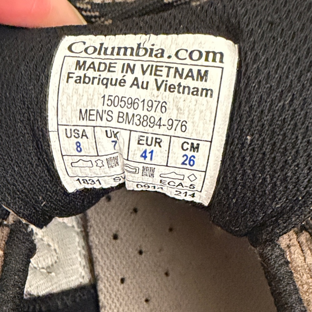 Columbia Men's North Plains II Dark Brown and Black Athletic hiking Shoes 8 - Picture 4 of 6